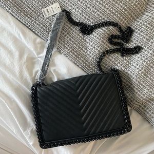 Aldo Greenwald crossbody bag in black quilt